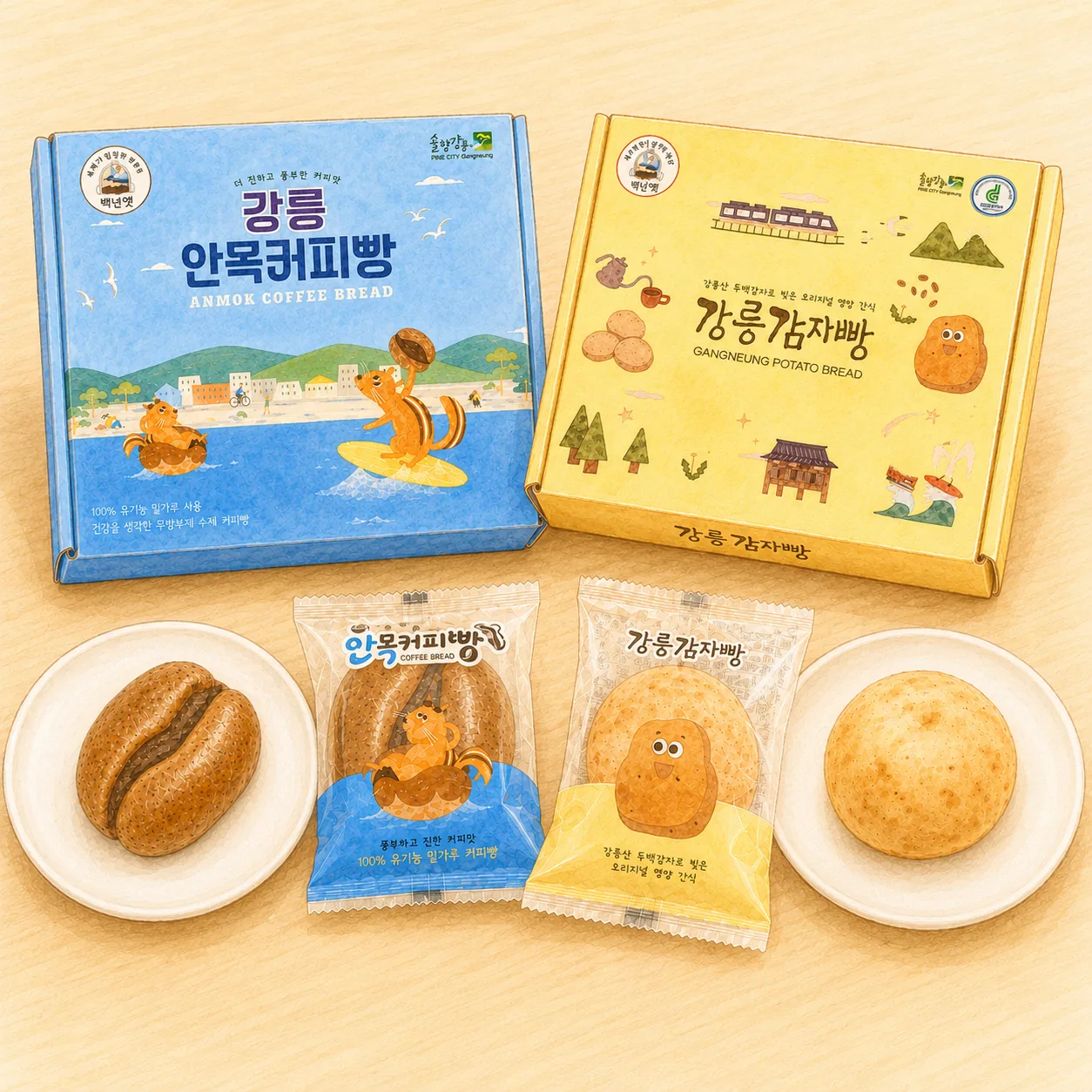 감자빵 · 커피빵
